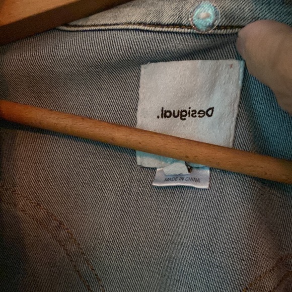 women’s Desigual jean jacket , size 38 ( small according to chart ) - Picture 3 of 10